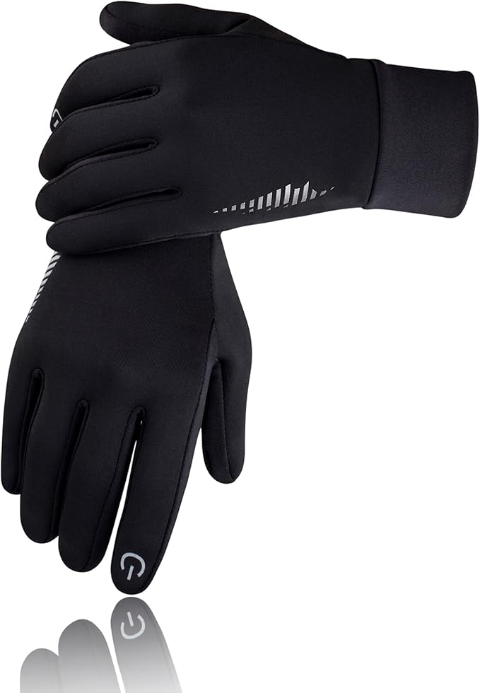 Winter Gloves Women Men Cold Weather Touch Screen 3-Layers Liner Glove for Running, Cycling, Biking, Hiking, Driving